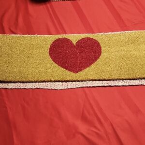 Heart Design Coir Doormat